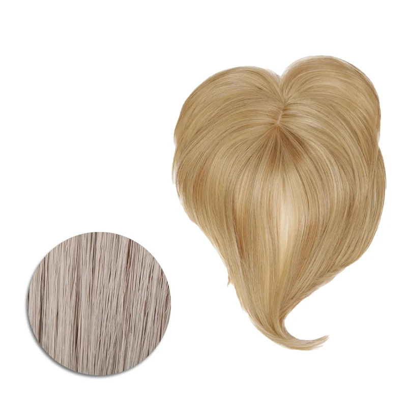 Hairdo Topper Top It Off Gris Clair - toupet avec clips amovibles