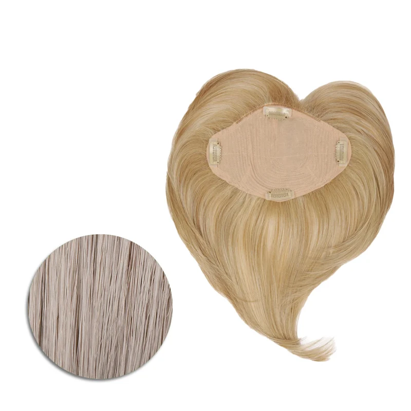 Hairdo Topper Top It Off Gris Clair - toupet avec clips amovibles