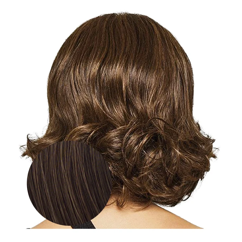 Hairdo Bombshell Bob Perruque Marron Moyen Cuivré - perruque coupe courte