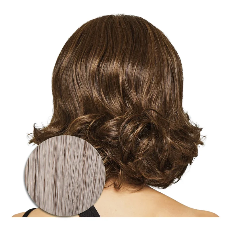 Hairdo Bombshell Bob Perruque Gris Clair - perruque coupe courte