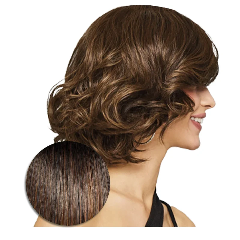 Hairdo Bombshell Bob RL8/29SS Marron Moyen Noisette - perruque coupe courte
