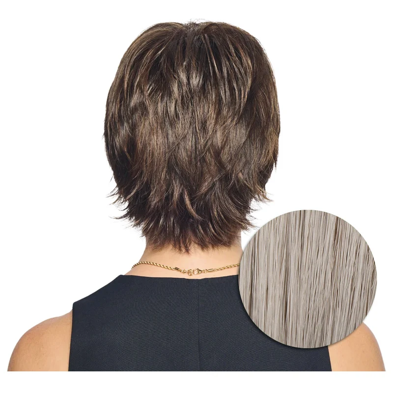Hairdo City Chic Perruque Gris Clair - perruque coupe courte