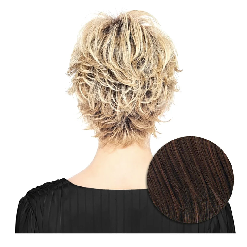 Hairdo Flirty Flip Perruque Marron Cerise - perruque coupe courte