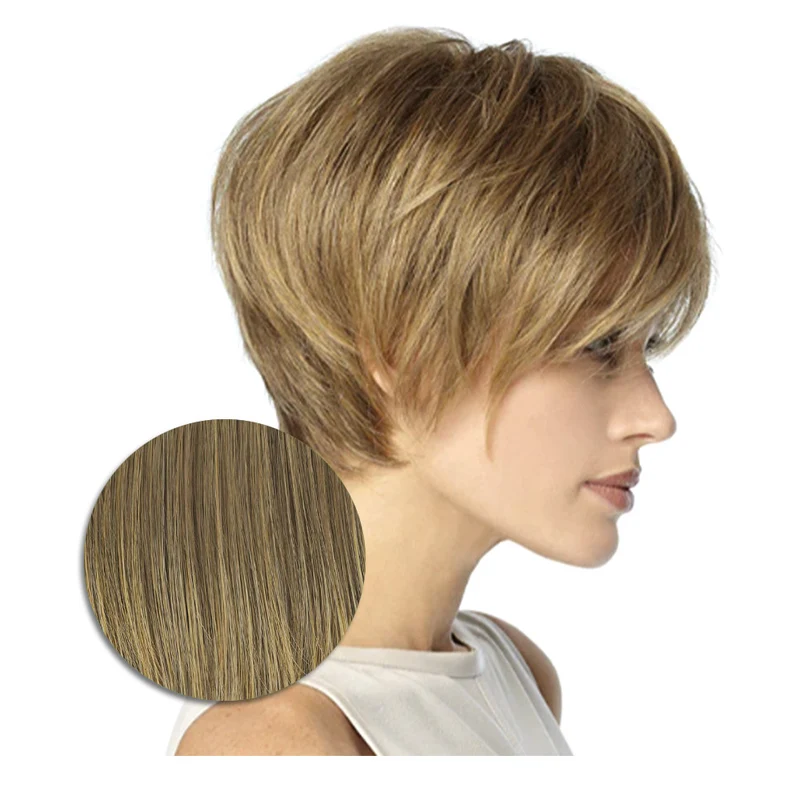 Hairdo Milano Perruque Blond Foncé Doré - perruque coupe courte