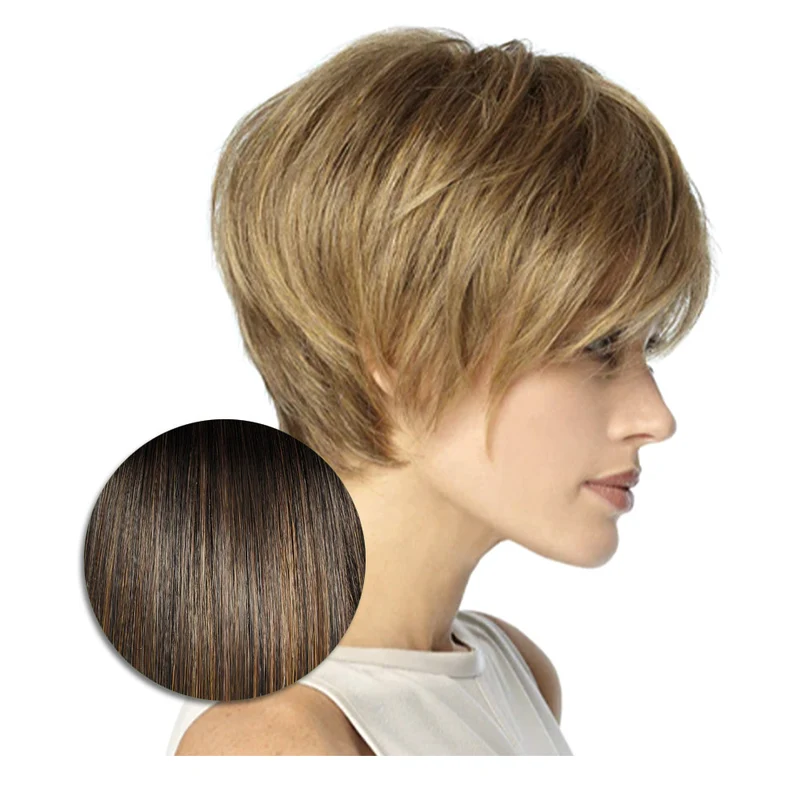 Hairdo Milano RL8/29SS Marron Noisette Moyen - perruque coupe courte
