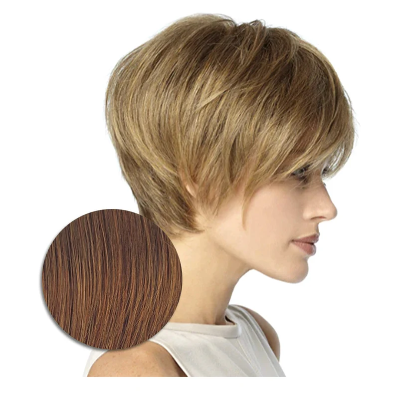Hairdo Milano Perruque Marron Rubis Moyen - perruque coupe courte