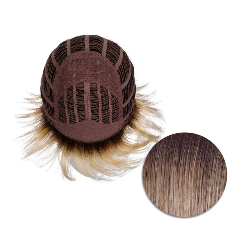 Hairdo Textured Flip Perruque Blond Clair Cendré - perruque coupe courte