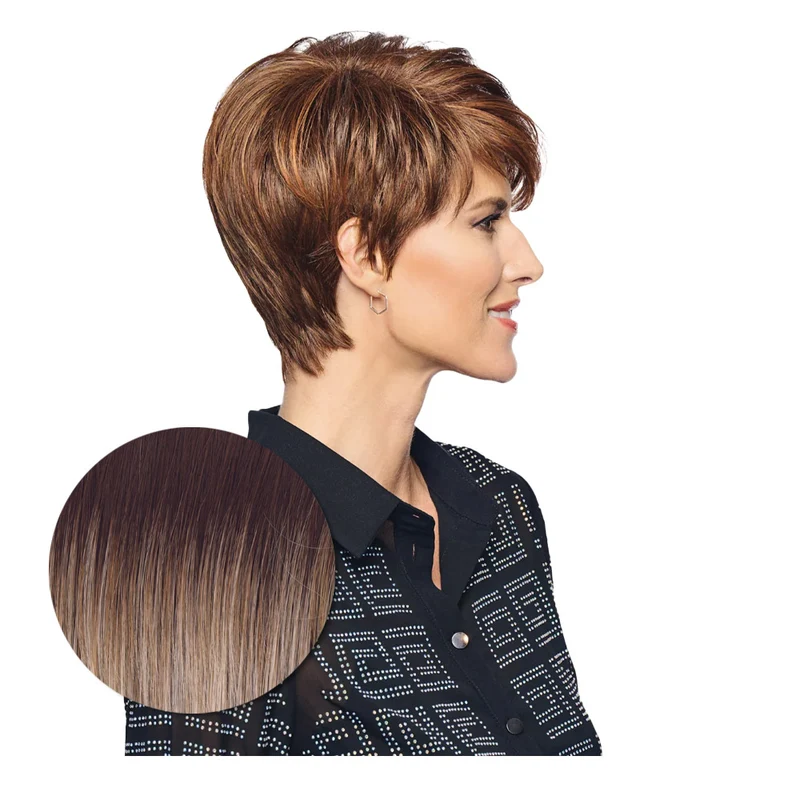 Hairdo Polished Pixie Perruque Blond Clair Cendré - perruque coupe courte