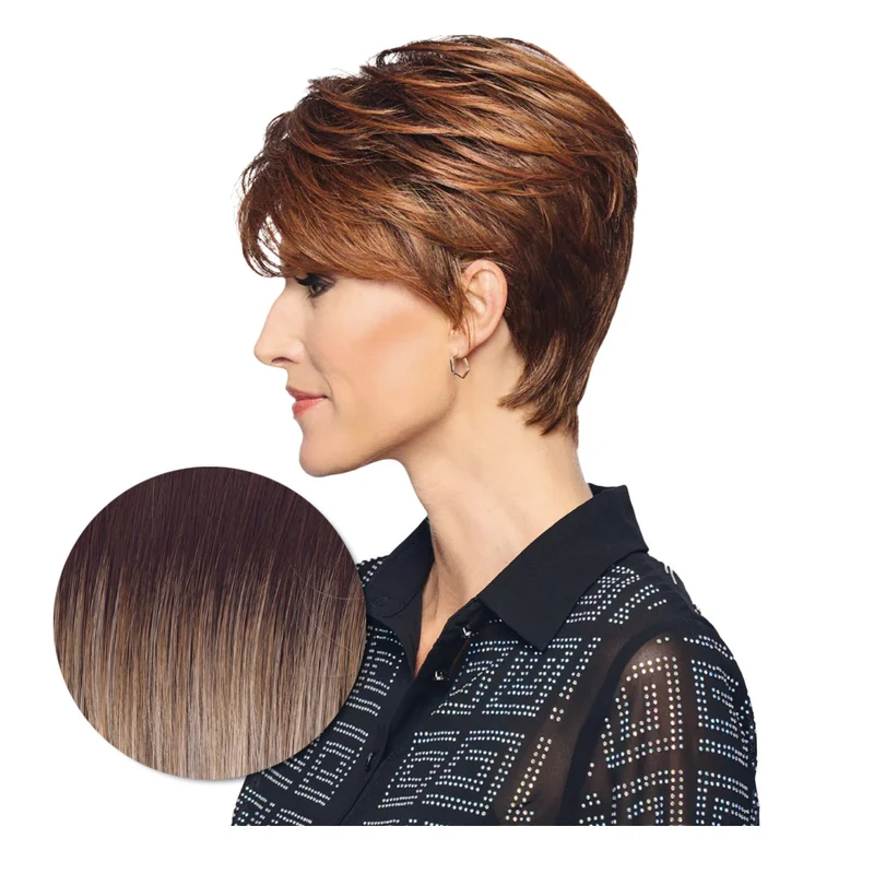Hairdo Polished Pixie Perruque Blond Clair Cendré - perruque coupe courte