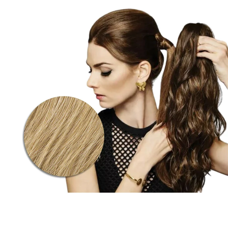 Hairdo Queue de cheval Ondulée R25 A Pince Blond Moyen Doré 46cm