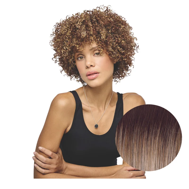 Hairdo Galorè Perruque Bouclée Blond Clair Cendré - perruque coupe moyenne