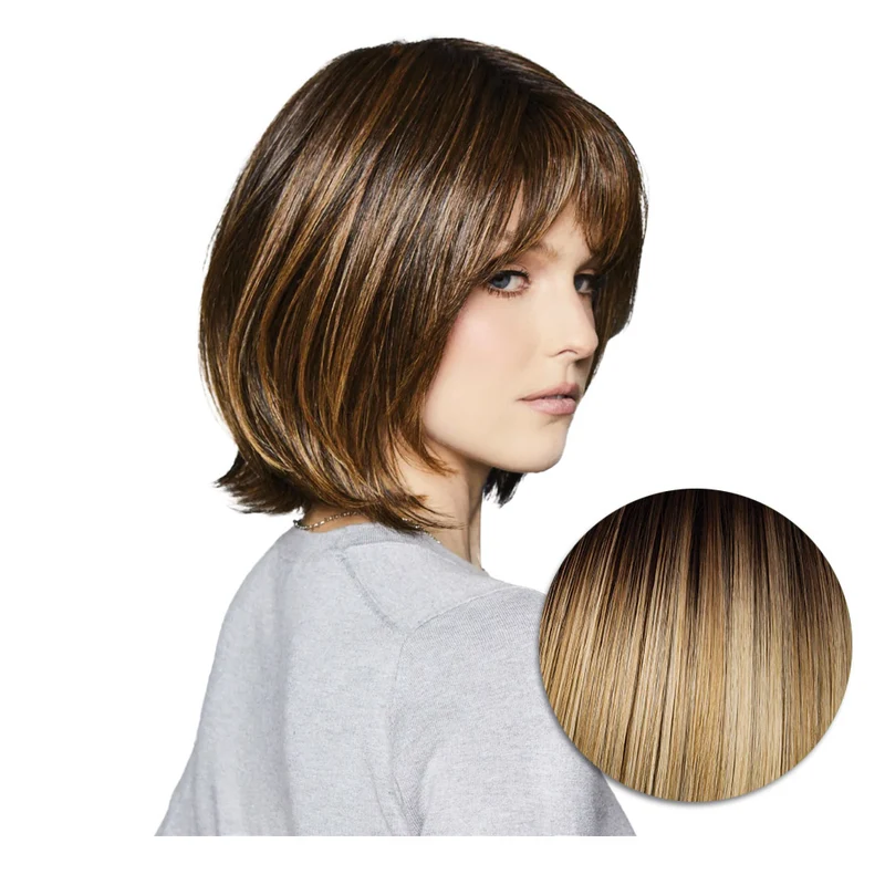 Hairdo Bouncy Bob Perruque Blond Clair - perruque coupe courte
