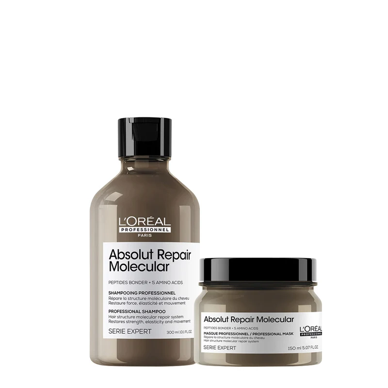 L'Oreal Professionnel Paris Serie Expert Absolut Repair Molecular Shampoo 300ml Mask 150ml