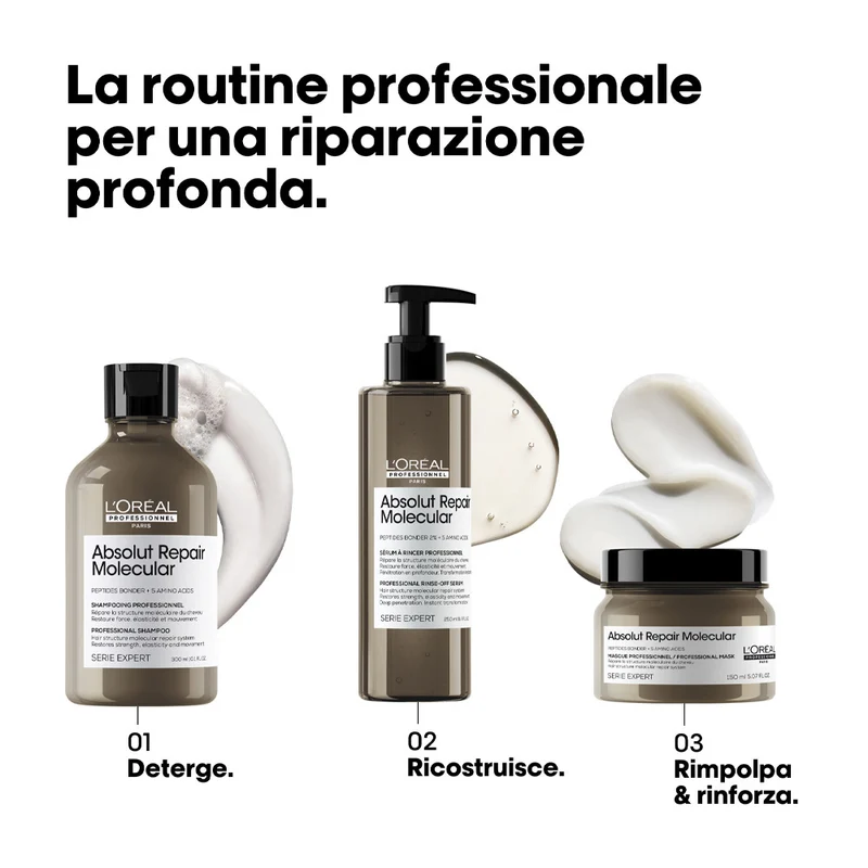 L'Oreal Professionnel Paris Serie Expert Absolut Repair Molecular Mask 150ml - masque cheveux abîmés