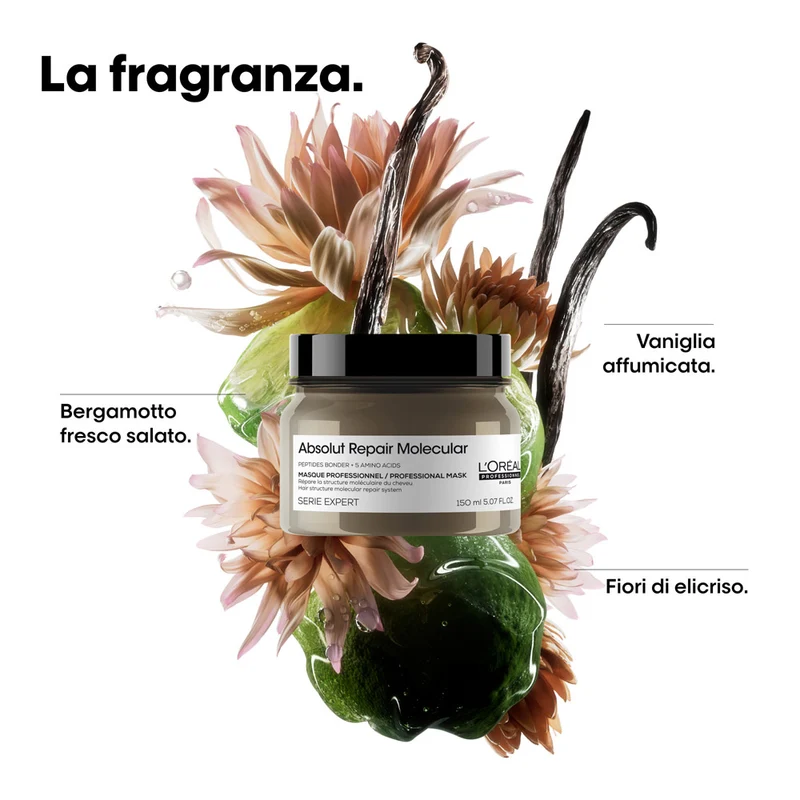 L'Oreal Professionnel Paris Serie Expert Absolut Repair Molecular Mask 150ml - masque cheveux abîmés