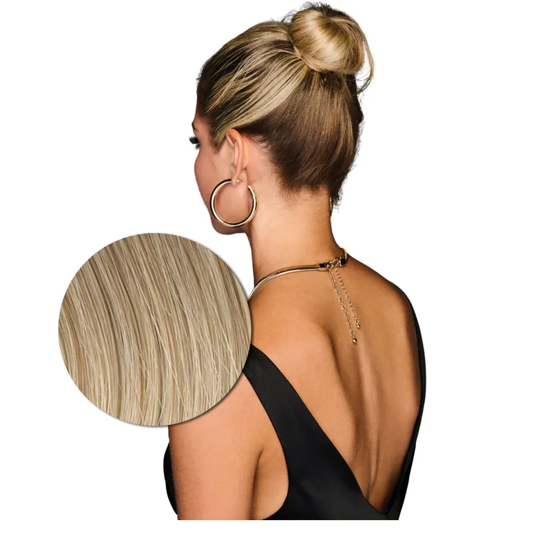 Hairdo Queue de cheval ondulée à Pince Blond Clair 69cm