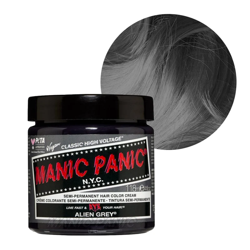 Manic Panic Classic High Voltage Alien Grey 118ml - crème colorante semi-permanente