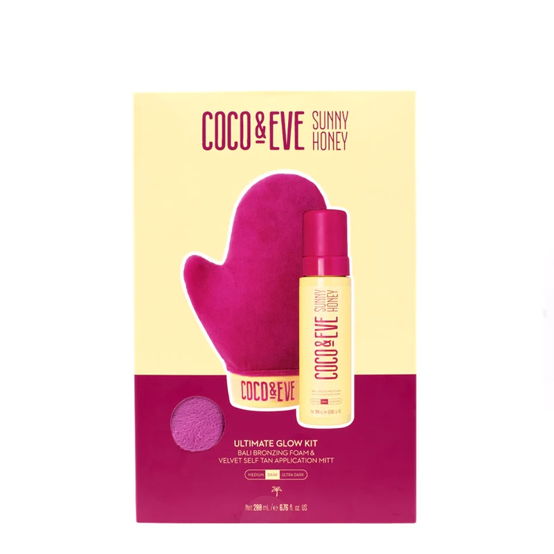 Coco & Eve Ultimate Glow Kit Dark - kit autobronzant