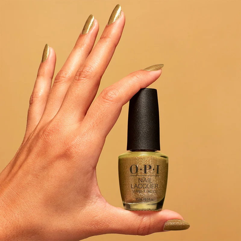 OPI Nail Lacquer Terribly Nice HRQ02 Five Golden Flings 15ml - vernis à ongles