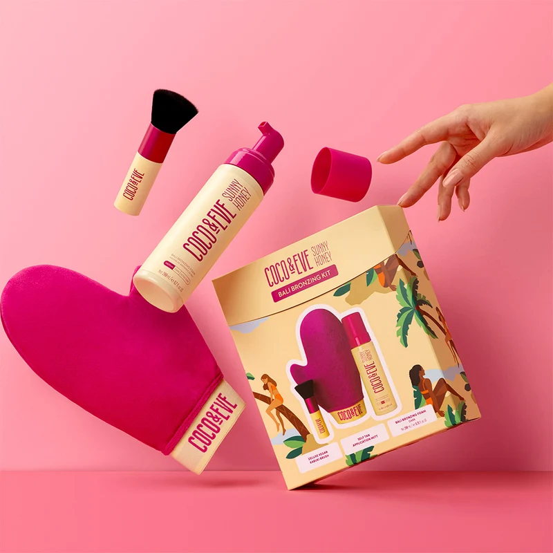 Coco & Eve Bali Bronzing Kit Dark - coffret