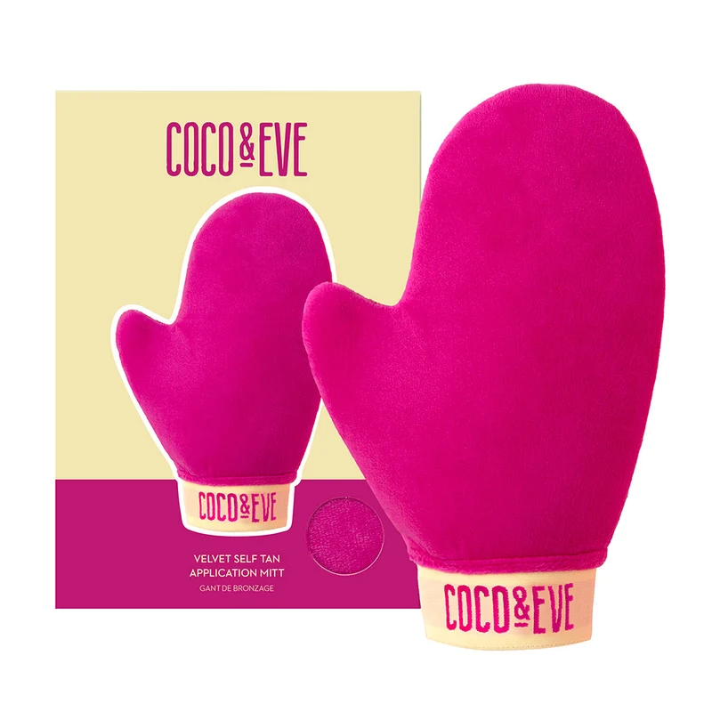 Coco & Eve Sunny Honey Soft Velvet Self Tan Mitt - gant applicateur autobronzant