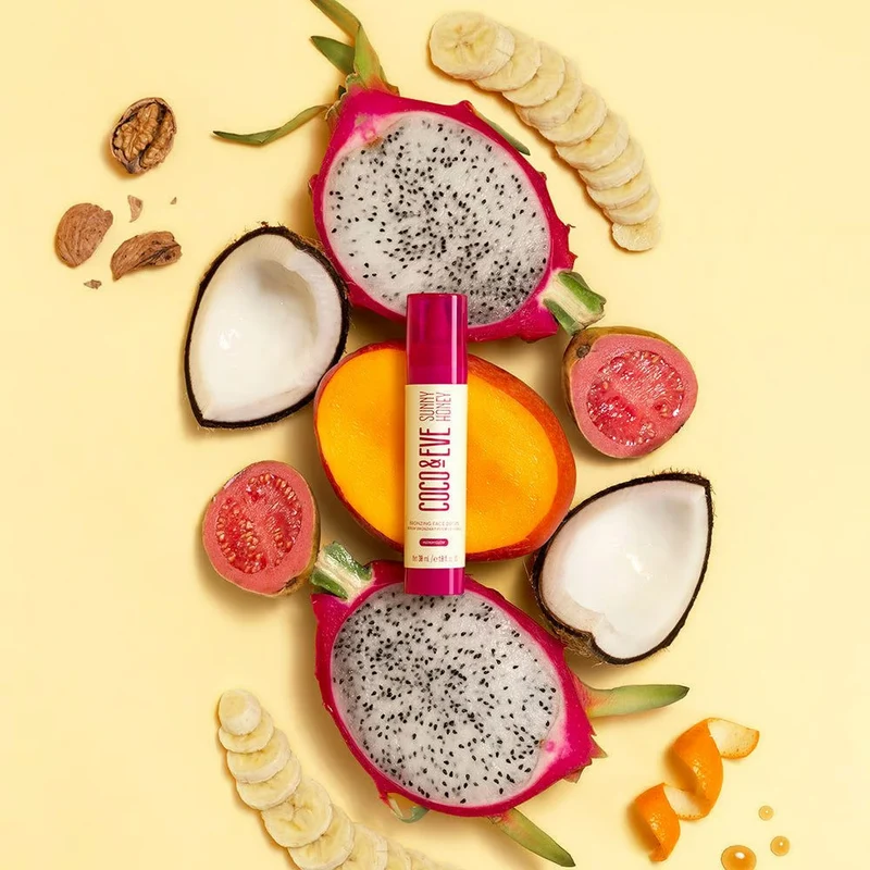 Coco & Eve Sunny Honey Bronzing Face Drops Medium Glow 30ml - gouttes autobronzantes pour le visage