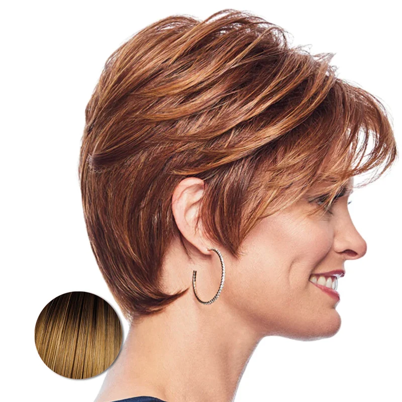 Hairdo Instant Short Cut Blond Chaud - perruque coupe courte
