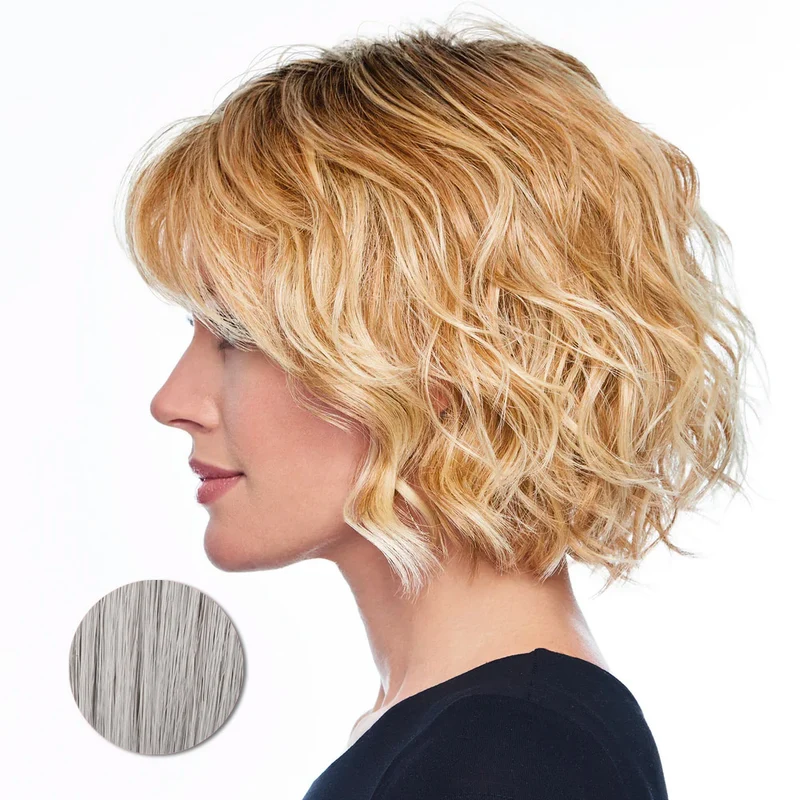 Hairdo Sweetly Waved Gris Clair - perruque coupe moyenne