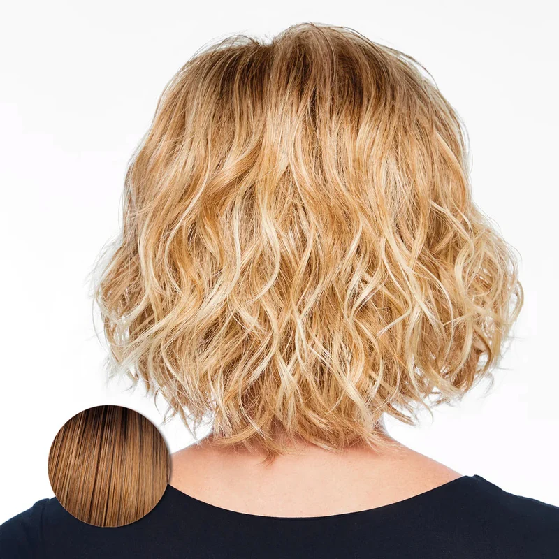 Hairdo Sweetly Waved Blond Chaud - perruque coupe moyenne