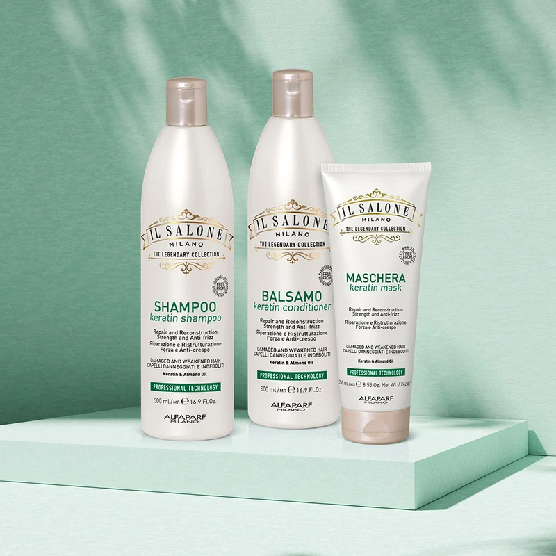 Il Salone Milano Keratin Shampoo 500ml - shampoing pour cheveux abîmés et fragilisés
