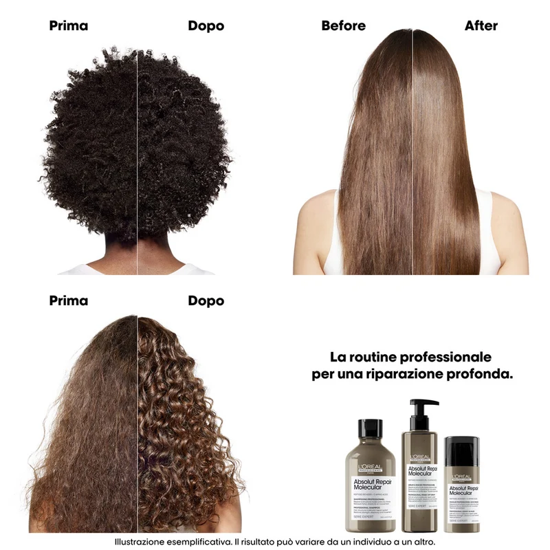 L'Oreal Professionnel Serie Expert Absolut Repair Molecular Shampoo Refill 500ml - éco-recharge shampooing réparateur