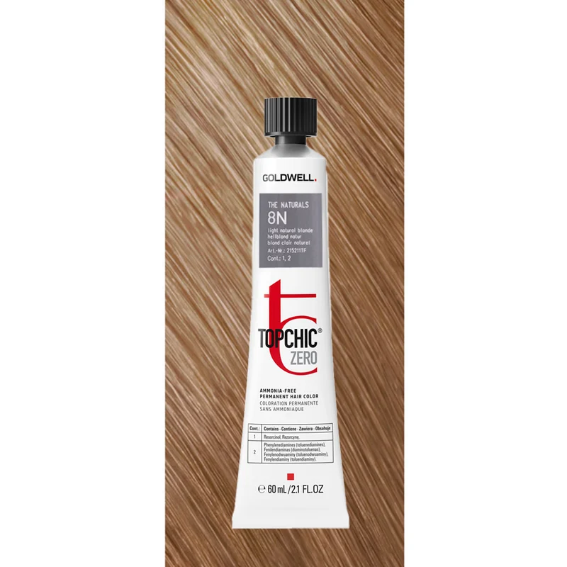 8N Topchic Zero Light Natural Blonde tb 60ml - coloration permanente sans ammoniaque