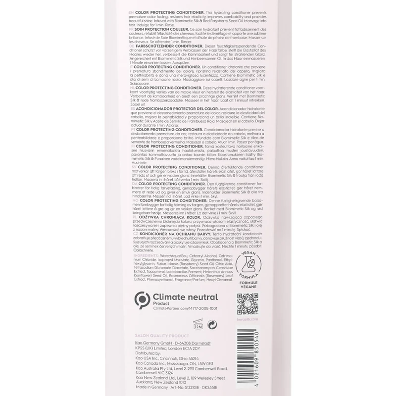 Kerasilk Essentials Color Protecting Conditioner 750ml - après-shampooing protecteur de couleur
