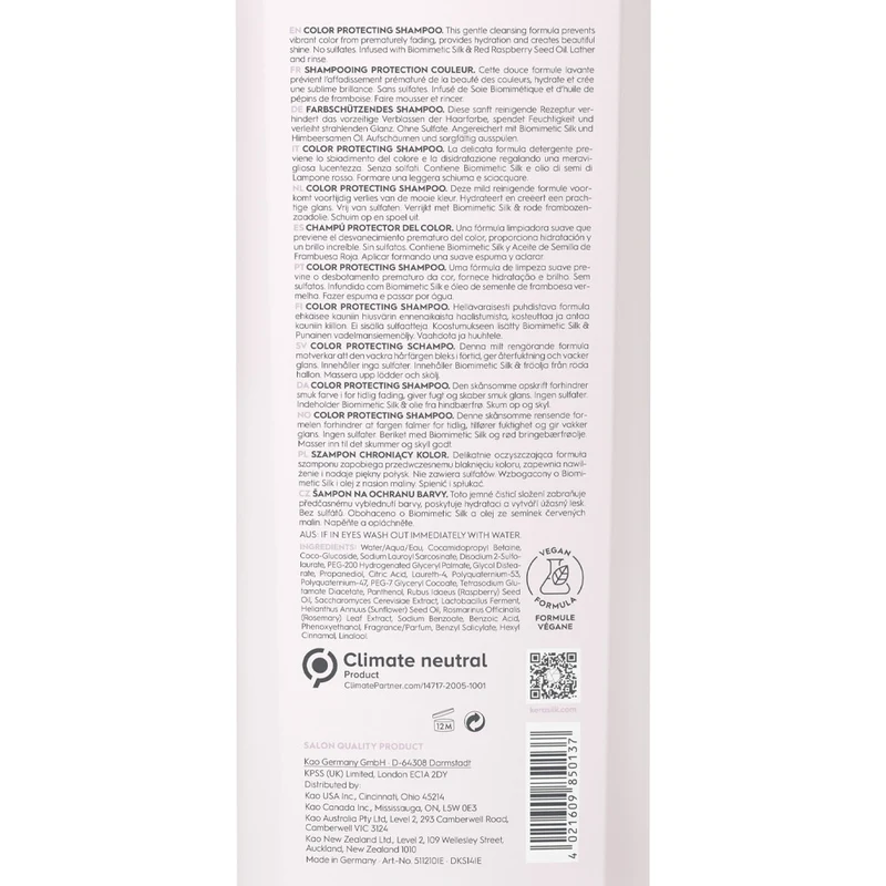Kerasilk Essentials Color Protecting Shampoo 750ml - shampooing protecteur de couleur