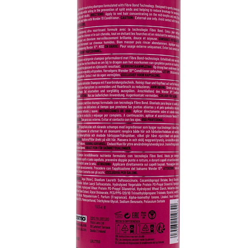 Osmo Wonder 10 Shampoo 400ml - shampoing cheveux abîmés