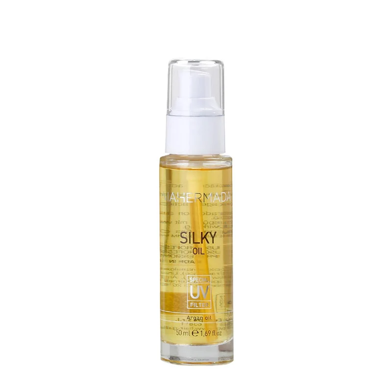 VIAHERMADA Silky Shampoo 250ml Silky Oil 50ml + Bandeau Bombé Gratuit