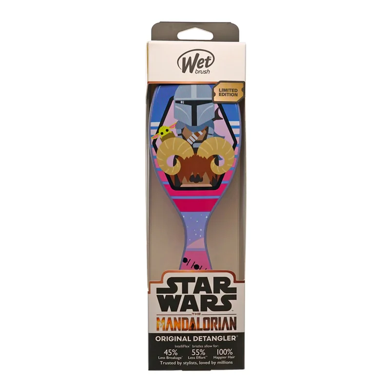 WetBrush Pro Original Detangler Mandorian Star Wars - brosse démêlante