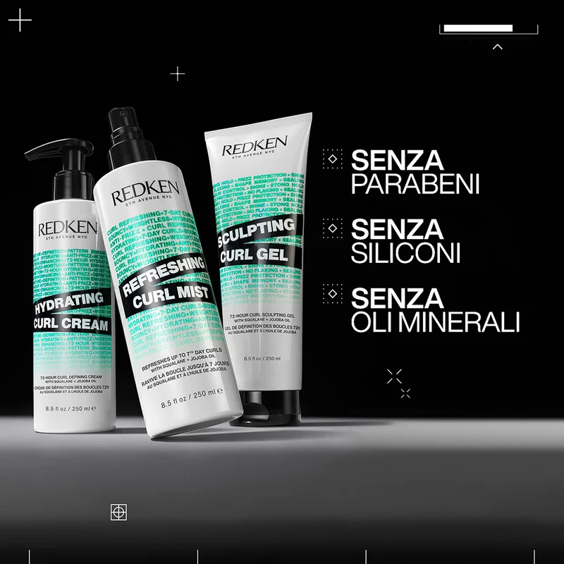 Redken Curls Stylers Sculpting Curl Gel 250ml - gel définition pour cheveux bouclés