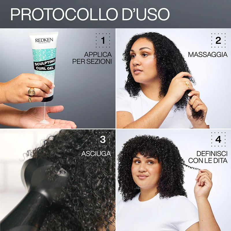 Redken Curls Stylers Sculpting Curl Gel 250ml - gel définition pour cheveux bouclés