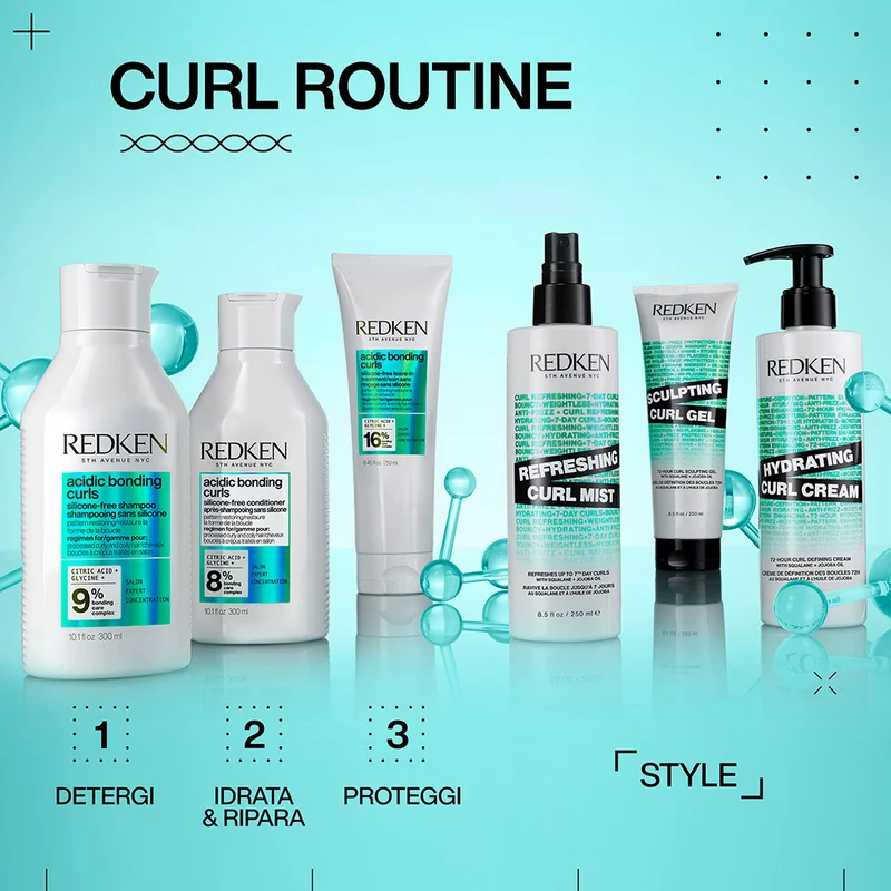 Redken Curls Stylers Sculpting Curl Gel 250ml - gel définition pour cheveux bouclés