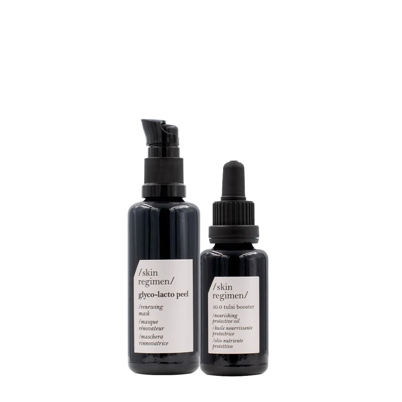 Comfort Zone Skin Regimen Glyco Lacto Peel 50ml 10.0 Tulsi Booster 25ml + Essentian Urban Duo 2x12ml in Omaggio