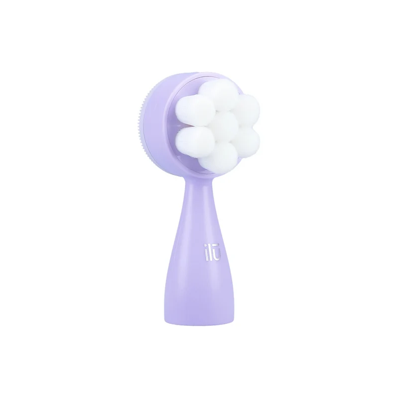 ilū Skin Care Face Brush Purple - brosse en silicone pour le visage