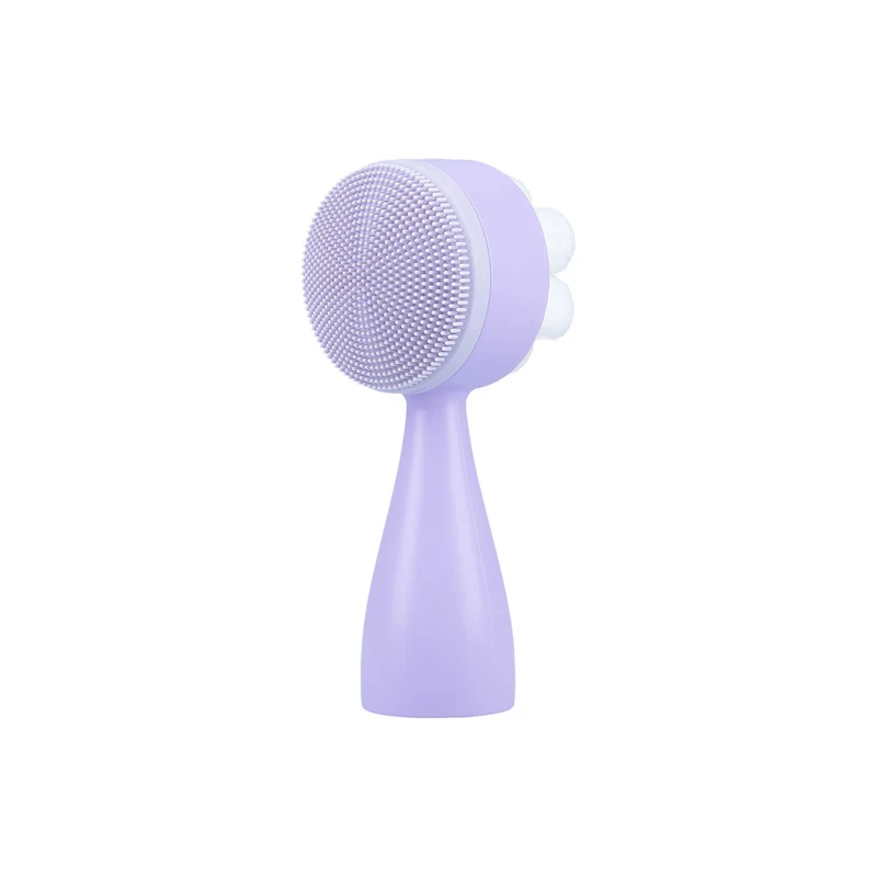 ilū Skin Care Face Brush Purple - brosse en silicone pour le visage