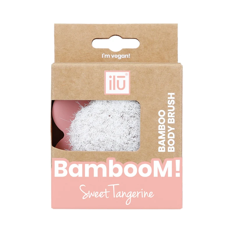 ilū Skin Care BambooM! Face Brush Sweet Tangerine- brosse pour le visage