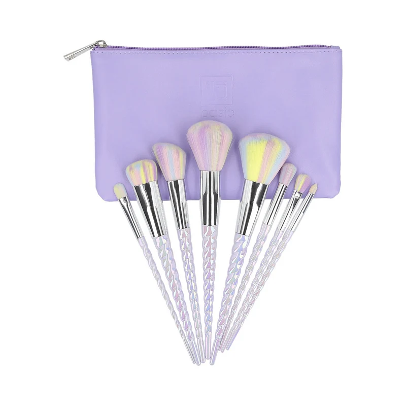 ilū Makeup Brushes 8pz + Case Set Unicorn - set de pinceaux