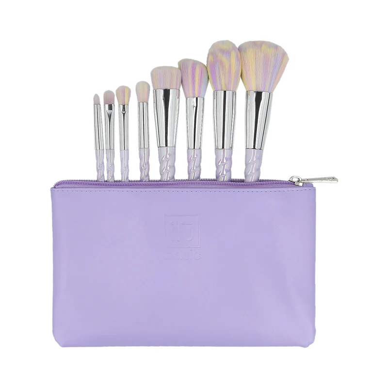 ilū 8 Makeup Brushes + Case Set Unicorn Light - set de pinceaux