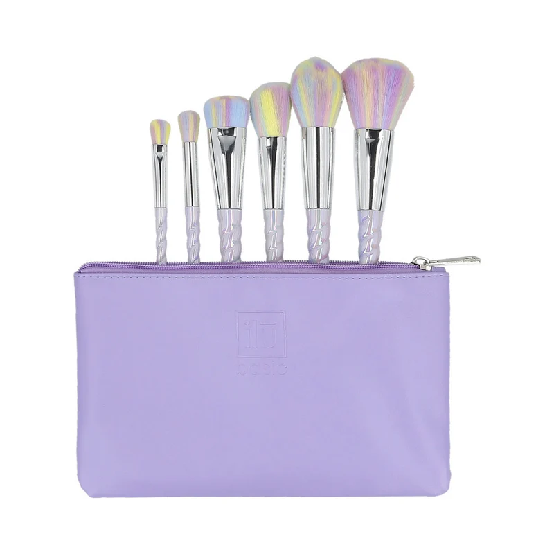 ilū 6 Makeup Brushes + Case Set Unicorn Light - set de pinceaux