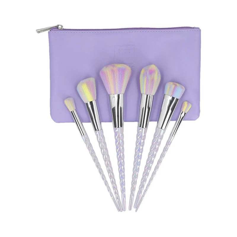 ilū 6 Makeup Brushes + Case Set Unicorn Light - set de pinceaux