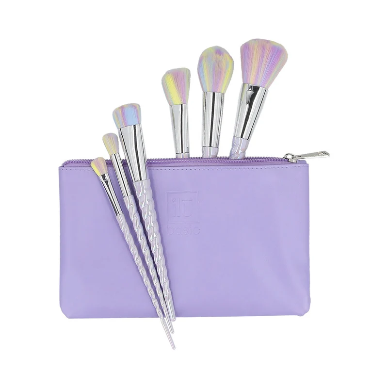 ilū 6 Makeup Brushes + Case Set Unicorn Light - set de pinceaux
