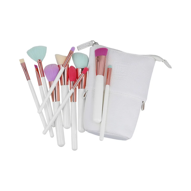 ilū Makeup Brushes 11pz + Case Set Multi Color - set de pinceaux